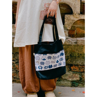 TÚI TOTE HANDMADE 100% VẢI CANVAS - ảnh chi tiết phía sau