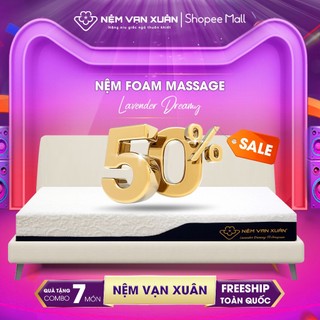 Nệm Foam Massage Cao Cấp Vạn Xuân Lavender Dreamy Nâng Đỡ Cơ Thể Tối Ưu Massage Cơ Thể Nhẹ Nhàng