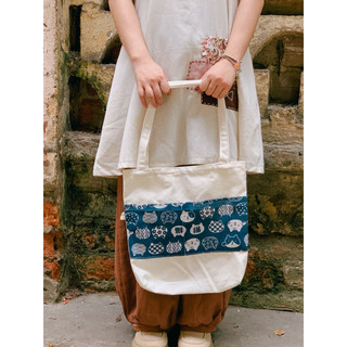 TÚI TOTE HANDMADE 100% VẢI CANVAS - ảnh chi tiết phía sau