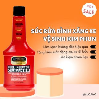 Vệ Sinh Buồng Đốt - Súc Bình Xăng Xe Máy - Vệ Sinh Kim Phun - Dung Dịch Xúc Bình Xăng - 355ml