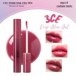 Son gel thạch bóng 3ce drop glow gel 4g