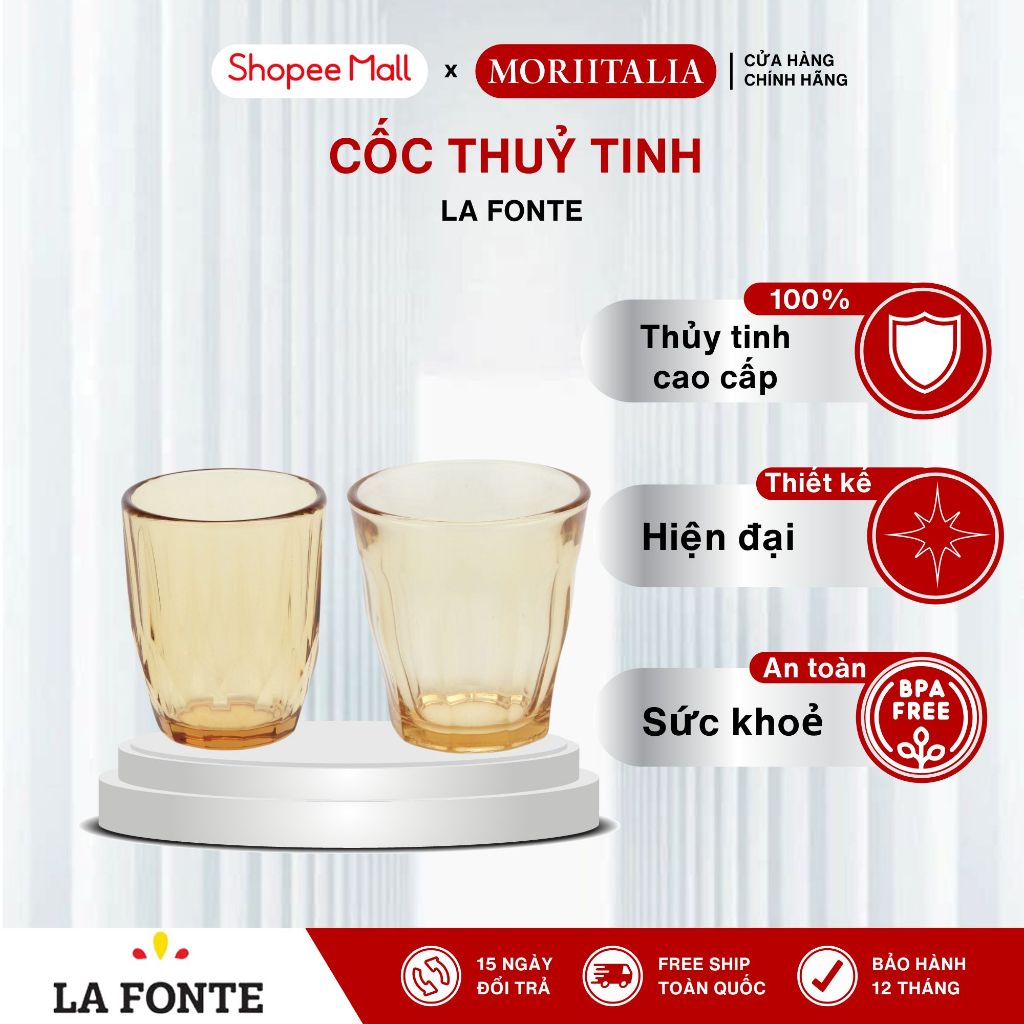 Cốc Thủy Tinh Borosilicate La Fonte