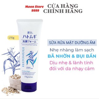 [Túyp To] Sữa Rửa Mặt Dưỡng Ẩm Sáng Da Ý DĨ HATOMUGI CLEANSING Foam Nhật Bản 170g