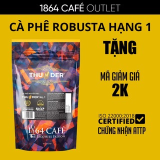 Cà phê nguyên hạt thunder no.1 trọng lượng 454g - 1864 café