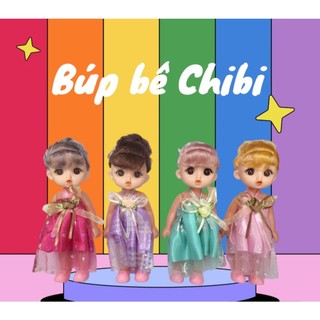 Búp bê chibi giá rẻ, đồ chơi cho bé gái thông minh tư duy vận động
