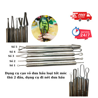 cây dao đi nét khắc dưa hấu, cây móc thú