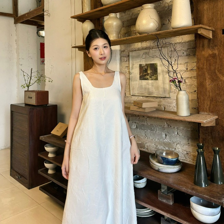 Đầm Maxi Sát Nách Trẻ Trung - EDINI - D1648