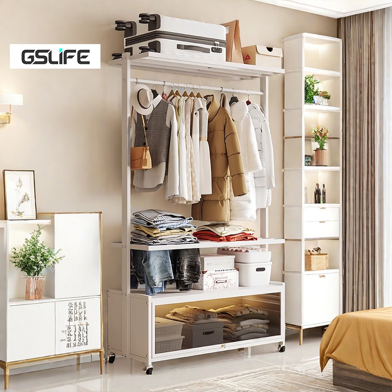 GSlife 55-100cm Móc Treo Quần Áo Đa Năng Có Tủ, Điều Chỉnh Được Độ Cao
