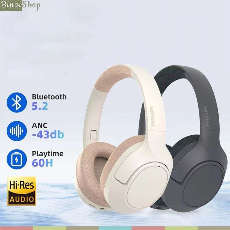 Tai Nghe Philips TAH7508 - Chất lượng Hi-Res, Không Dây Bluetooth 5.2, Gấp Gọn Linh Hoạt, Sạc Nhanh Trọng Lượng Nhẹ | BigBuy360 - bigbuy360.vn