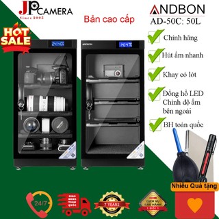 Tủ chống ẩm Andbon AD-50C (dung tích 50 lít )-Taiwan + Quà Tặng