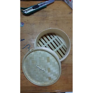 Xửng tre hấp bánh bao