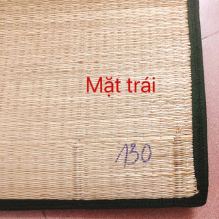 Chiếu cói trẻ em 55x65cm, sợi cói tự nhiên, bo viền mềm mại