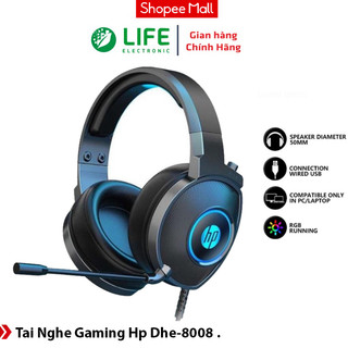 Tai nghe headphone chụp tai hp gaming hp dhe-8008 chuyên game kết nối cổng usb 7.1 .