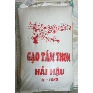 Gạo tám thơm hải hậu dẻo thơm túi 10kg