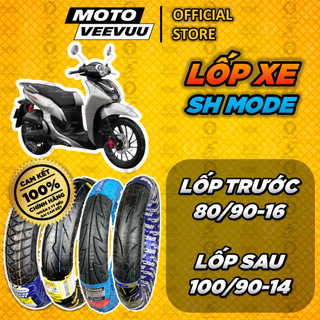 Vỏ lốp xe máy xe honda sh mode các hãng trước 80/90-16 sau 100/90-14