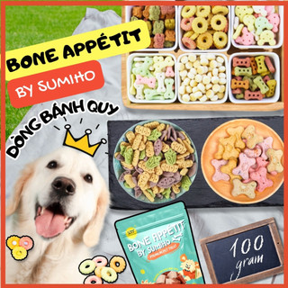 Bánh quy thưởng cho chó Bone Appétit by Sumiho (gói 100gr) - Sumiho Pet Boutique