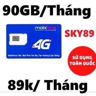 SIÊU SIM VNSKY MOBI 4G GIÁ HỌC SINH TẶNG DATA TRUY CẬP MẠNG THẢ GA  A50 Sky69A Sky69D Sky79 sKY89