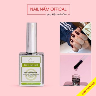 Top cường lực, top bóng Lotus phủ nano cấu trúc pha lê chai 18ml