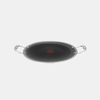 Khay nướng bbq inox 5 lớp kalpen hybrid hb34 34cm/ hb38 38cm chảo nướng, vỉ nướng