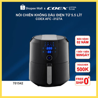 Nồi chiên không dầu điện tử cao cấp 5.5l coex afc -3127a