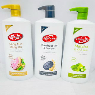 Sữa Tắm Lifebuoy Than Hoạt Tính/Matcha Khổ Qua/ Tràm Trà Muối Hồng 850g