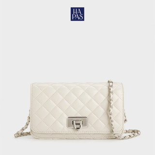  Túi Xách Nữ Đeo Chéo Ô Trám Nắp Gập HAPAS 