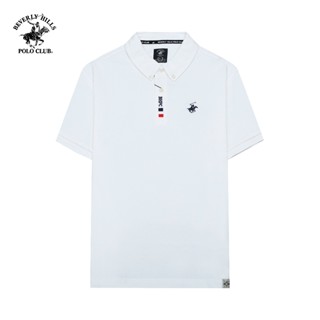 Beverly Hills Polo Club - Áo polo Ngắn tay Nam Slim Fit Trắng Trơn - PMSSS24TL011