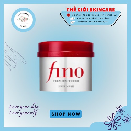 Kem Ủ Tóc Fino Premium Touch 230 g Nhật Bản, Kem Ủ Tóc Fino Shiseido Phục Hồi Hư Tổn Khô Xơ Dưỡng Tó