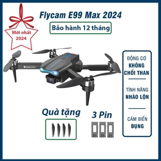 Play cam động cơ không chổi than E99 max,  FLY cam tự động bay về khi hết pin, Camera kép 4k