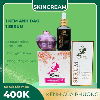 Combo kem anh đào 20g + serum 50ml