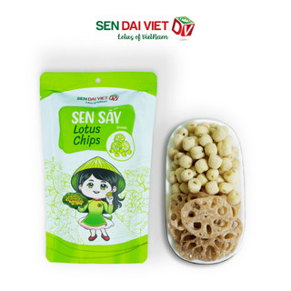 Sen Sấy Vị Wasabi- Sen Sấy Giòn Tan, Vị Cay Bùng Nổ, Kích Thích Vị Giác, ĐV- Sen Đại Việt- Gói 30g