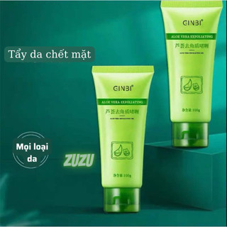 Gel Tẩy Da Chết, Tẩy Tế Bào Chết Mặt chiết xuất Nha Đam làm sạch sâu da sạch mịn tươi sáng