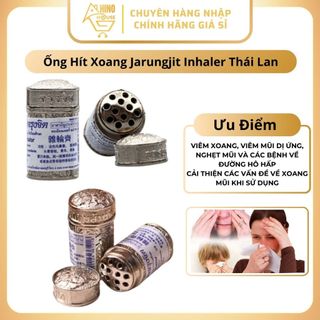 Ống Hít Xoang Jarungjit Inhaler Thái Lan Giúp Giảm Viêm Xoang, Viêm Mũi - Hinohouse
