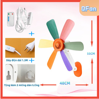  Quạt Điện Mini Gắn Tường Không Cần Khoan Lỗ,Không cần khoan cho nhà bếp phòng tắm 