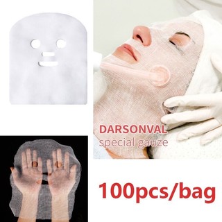 Mặt nạ gạc dùng đắp mặt nạ trong spa - túi 100 miếng