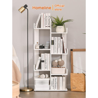 Kệ để sách, giá sách đứng hình cây xương rồng nhiều tầng bằng gỗ decor phòng làm việc thương hiệu HOMELINE - H34