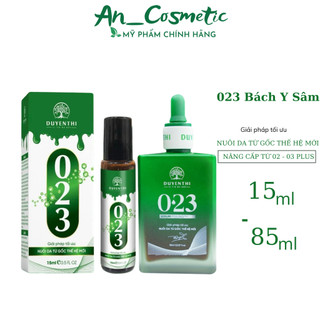 023 duyên thị bách y sâm serum 15ml, 85ml - 023 bách y sâm tái tạo da thế hệ mới