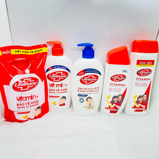 Nước rửa tay Lifebuoy túi 400g/ chai 180g
