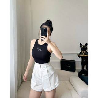 (Order) Set 2 áo thun ba lỗ basic LW đen trắng (Kéo sang phải xem ảnh thật)