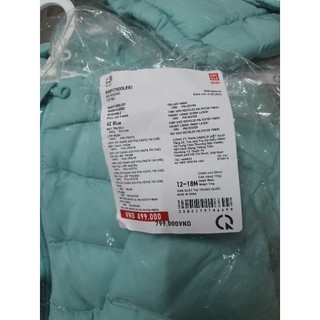 Áo phao Uniqlo cho bé