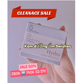 [DUTY FREE] KEM DƯỠNG CẤP ẨM HYDRA 9WISHES AMPULE CREAM