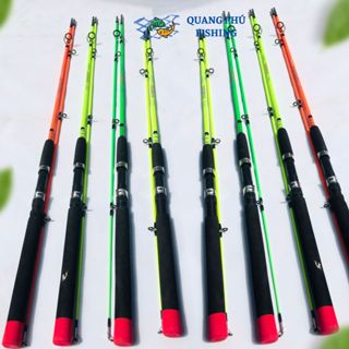  Cần câu máy đứng 2 khúc đặc tải cá siêu nặng dài 1m35 1m5 1m65 1m8 2m1 2m4 2m7 câu lăng xê câu ngâm câu đơn câu biển 