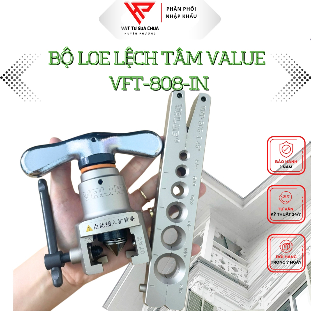 Bộ loe ống đồng lệch tâm Value VFT-808-IN chuyên dụng chính hãng chất lượng bền và đẹp