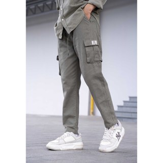  Quần Cargo Pants Ống Suông Túi Hộp Nam Nữ Cao Cấp Vải Kaki Mềm Mịn Dày Dặn. 