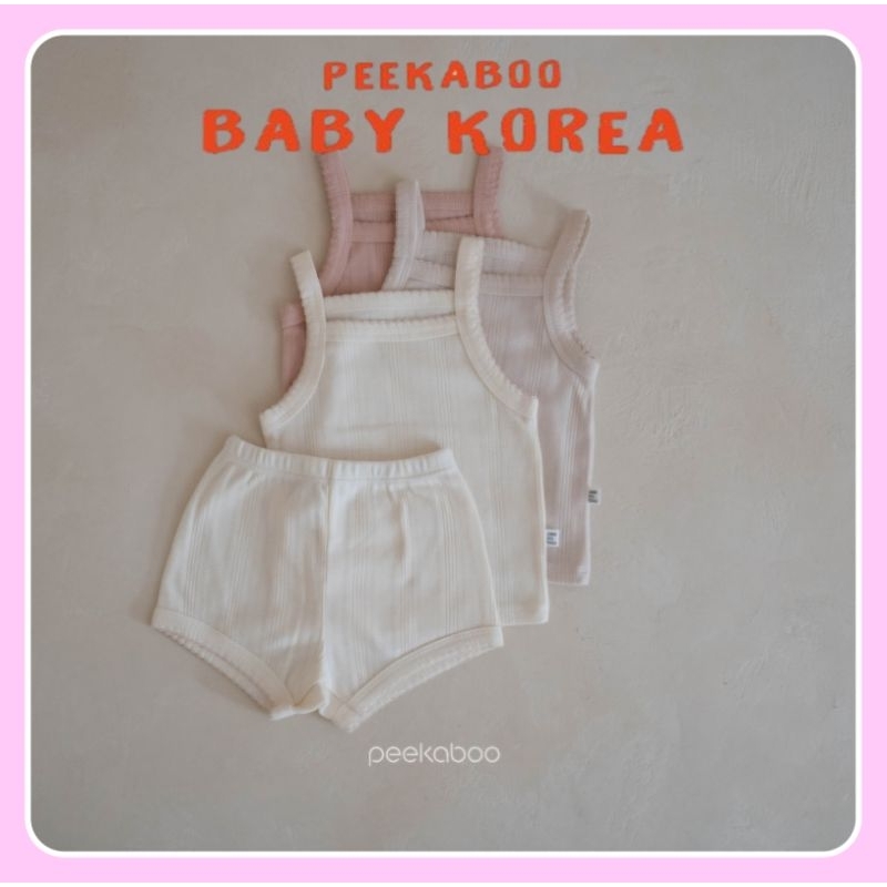 Bộ sưu tập JANE Peekaboo chính hãng Hàn Quốc chất cotton mỏng mát thoáng khí cho bé mặc hè