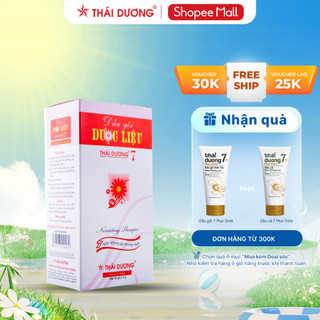 Dầu gội dược liệu Thái Dương 7 hộp 40 gói- Sao Thái Dương
