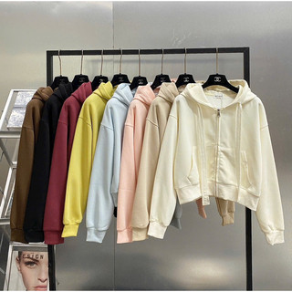 Áo khoác nỉ dài tay dáng ngắn QCCC thomphamshop