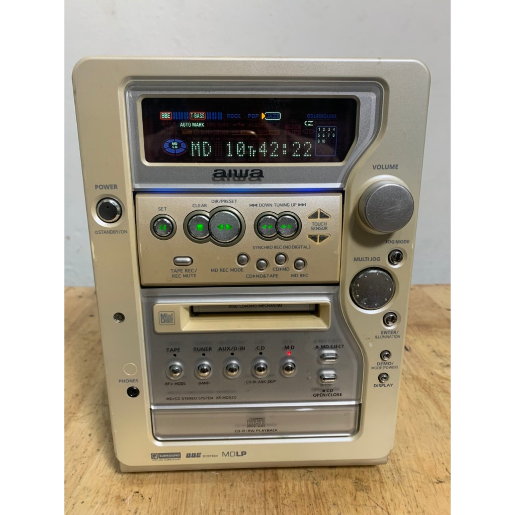 bán Cục Dàn Amply Aiwa  XR - MD520 bãi nhật hát tốt ( không loa )