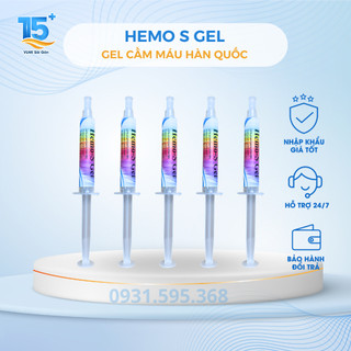 Hemo-S Gel - Gel cầm máu trong nha khoa- nhập khẩu trực tiếp Hàn Quốc