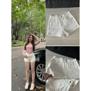  Quần đùi bò nữ siêu xinh quần short trắng ôm siêu basic dễ mặc N16 